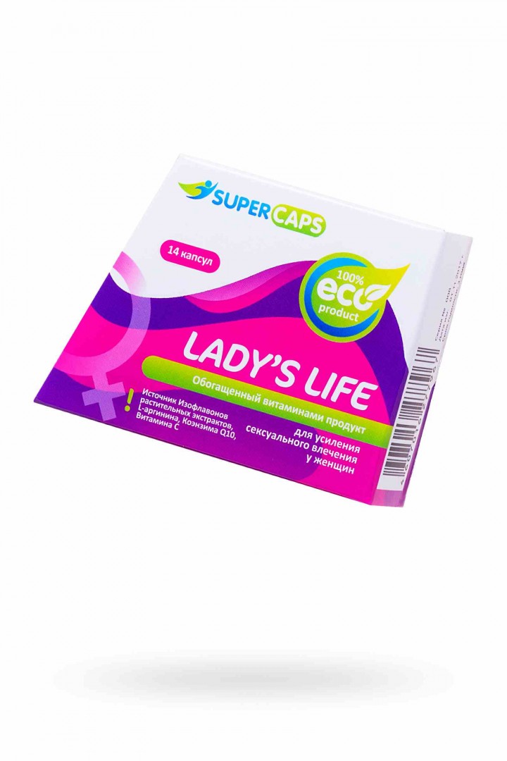 Капсулы Lady'sLife возбуждающие для женщин ,14 штук. Производитель БАДы